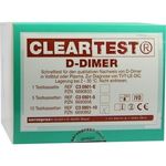 D Dimer Cleartest Vollblut TVT LE DIC, 10 ST из Германии