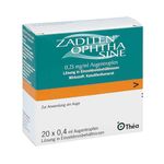 ZADITEN ophtha sine 0,25mg/ml Augentropfen (20 stk) из Германии