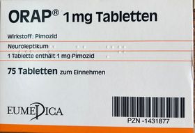 ORAP 1MG, 75 ST – PZN 8875347 из Германии
