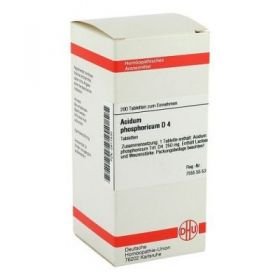 Acidum Phosphoricum D 4 Tabletten (200 stk) – PZN 2811530 из Германии