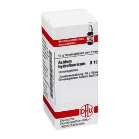 Acidum Hydrofluoricum D 10 Globuli (10 g) – PZN 2891888 из Германии