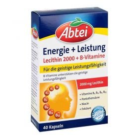 Abtei Lecithin 2000 Plus B-vitamine Kapseln (40 stk) – PZN 10101989 из Германии