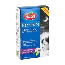 Abtei Nachtruhe Baldrian+hopfen Dragee (s) zur, zum beruhigung (80 stk) – PZN 10124602 из Германии