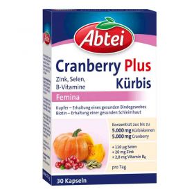 Abtei Kürbis Plus Cranberry Kapseln (30 stk) – PZN 11111300 из Германии