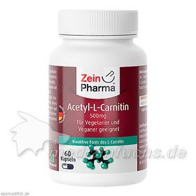 Acetyl-L-Carnitin, 60 ST – PZN 11235479 из Германии
