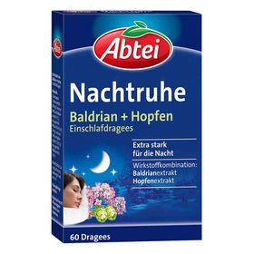 Abtei Nachtruhe Baldrian+hopfen Einschlafdragees (60 stk) – PZN 12505550 из Германии
