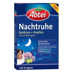 Abtei Nachtruhe Baldrian+hopfen Einschlafdragees (120 stk) – PZN 12505567 из Германии