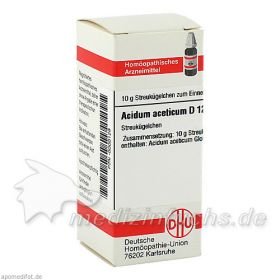 ACIDUM ACETICUM D12, 10 G – PZN 129 из Германии