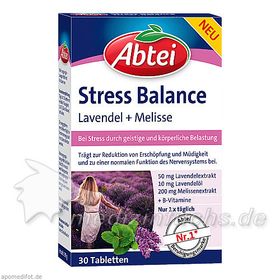Abtei Stress Balance Lavendel + Melisse, 30 ST – PZN 13330667 из Германии