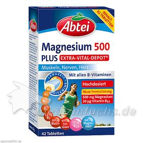 Abtei Magnesium 500 Plus Extra-Vital-Depot, 42 ST – PZN 13423357 из Германии