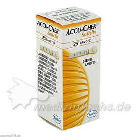 ACCU-CHEK Softclix Lancet, 25 ST – PZN 1410792 из Германии