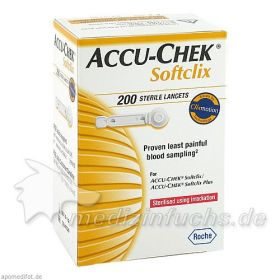Accu Chek Softclix Lancetten, 200 ST – PZN 2002813 из Германии