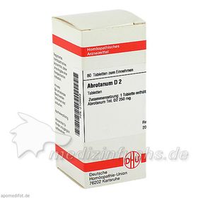ABROTANUM D 2, 80 ST – PZN 2108658 из Германии
