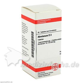 ABROTANUM D 3, 80 ST – PZN 2108888 из Германии