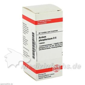 ACIDUM PHOS D 6, 80 ST – PZN 2119337 из Германии