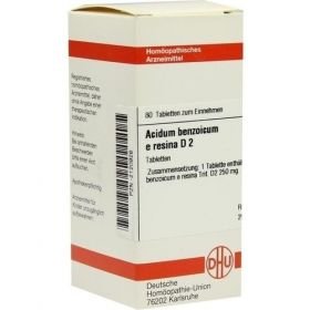 ACIDUM BENZOIC E RES D 2, 80 ST – PZN 2120926 из Германии