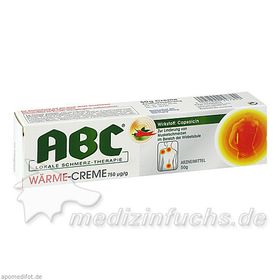 ABC Wärme-Creme Capsicum Hansaplast med, 50 G – PZN 2295815 из Германии