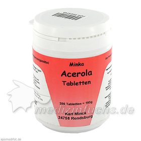 Acerola Vitamin-C Tabletten, 200 ST – PZN 23248 из Германии