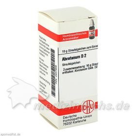 ABROTANUM D 2, 10 G – PZN 2637606 из Германии