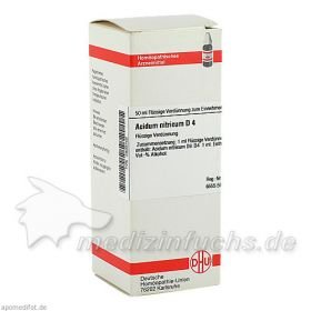 ACIDUM NITR D 4, 50 ML – PZN 2800756 из Германии