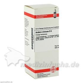 ACIDUM NITR D 6, 50 ML – PZN 2800762 из Германии