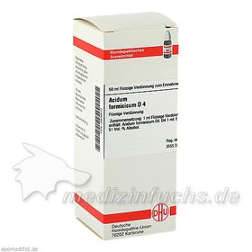 ACIDUM FORMIC D 4, 50 ML – PZN 2808522 из Германии