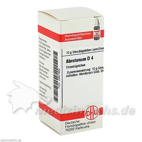 ABROTANUM D 4, 10 G – PZN 2891693 из Германии