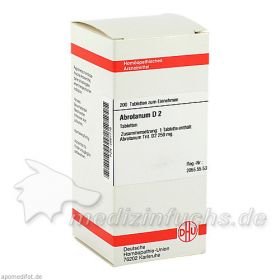 ABROTANUM D 2, 200 ST – PZN 2891718 из Германии