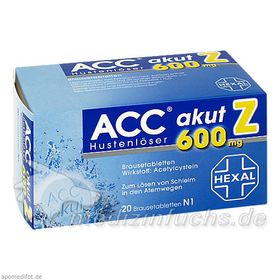 ACC akut 600 Z Hustenlöser, 20 ST – PZN 3294723 из Германии