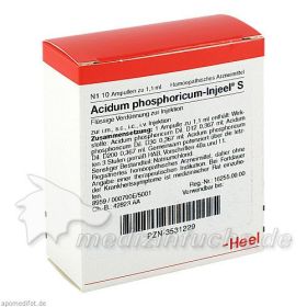 ACIDUM PHOS INJ S, 10 ST – PZN 3531229 из Германии