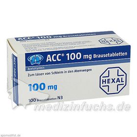 ACC 100, 100 ST – PZN 3920801 из Германии