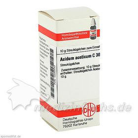 ACIDUM ACETICUM C30, 10 G – PZN 4200233 из Германии