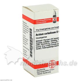 ACIDUM CARBOLICUM D 6, 10 G – PZN 4200440 из Германии
