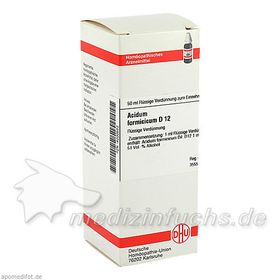 ACIDUM FORMIC D12, 50 ML – PZN 4200552 из Германии