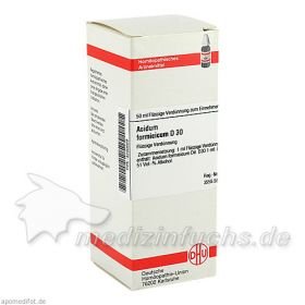 ACIDUM FORMIC D30, 50 ML – PZN 4200569 из Германии