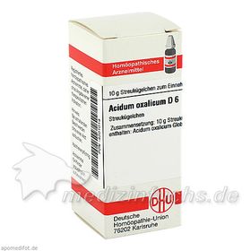 ACIDUM OXALIC D 6, 10 G – PZN 4201014 из Германии