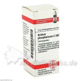 ACIDUM PHOS C200, 10 G – PZN 4201103 из Германии