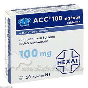 ACC 100 tabs Tabletten, 20 ST – PZN 451085 из Германии