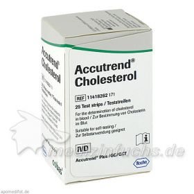 ACCUTREND CHOLESTEROL, 25 ST – PZN 4653182 из Германии