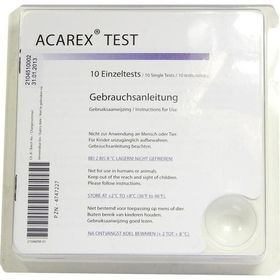ACAREX TEST, 10 ST – PZN 4747227 из Германии