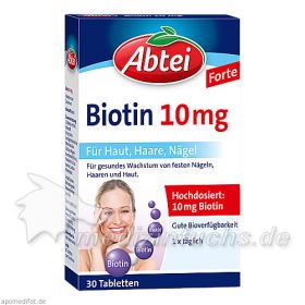 Abtei Biotin 10mg, 30 ST – PZN 5388492 из Германии
