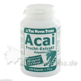 Acai Frucht-Extrakt 500mg vegetarische, 120 ST – PZN 5526296 из Германии