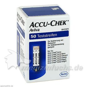 Accu-Chek Aviva Teststreifen Plasma II, 1X50 ST – PZN 6114963 из Германии
