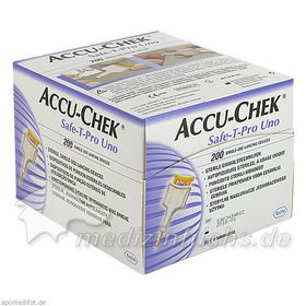 Accu-Chek Safe-T-Pro Uno II, 200 ST – PZN 6143663 из Германии