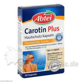 Abtei Carotin Plus Hautschutz Kapseln, 50 ST – PZN 6582463 из Германии