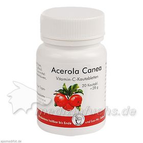 ACEROLA CANEA Vitamin C Kautabletten, 20 ST – PZN 6618497 из Германии