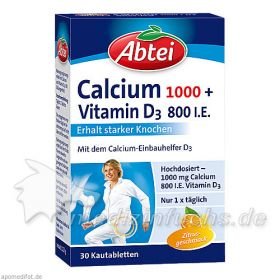 Abtei Osteo Vital Citrus Kautabletten, 30 ST – PZN 6800670 из Германии
