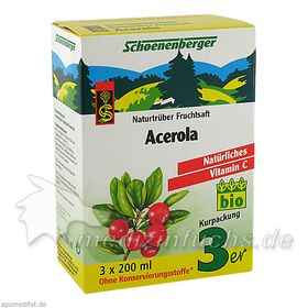 ACEROLA SCHOENENBERGER HEILPFLANZENSÄFTE, 3X200 ML – PZN 699738 из Германии