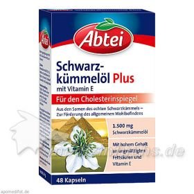 Abtei Schwarzkümmelöl Plus, 48 ST – PZN 7043076 из Германии