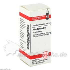 ABROTANUM D 1, 10 G – PZN 7156550 из Германии